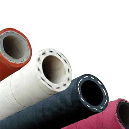 Single Fiber Braid (non-metallic), Rubber Covered Hydraulic Hose